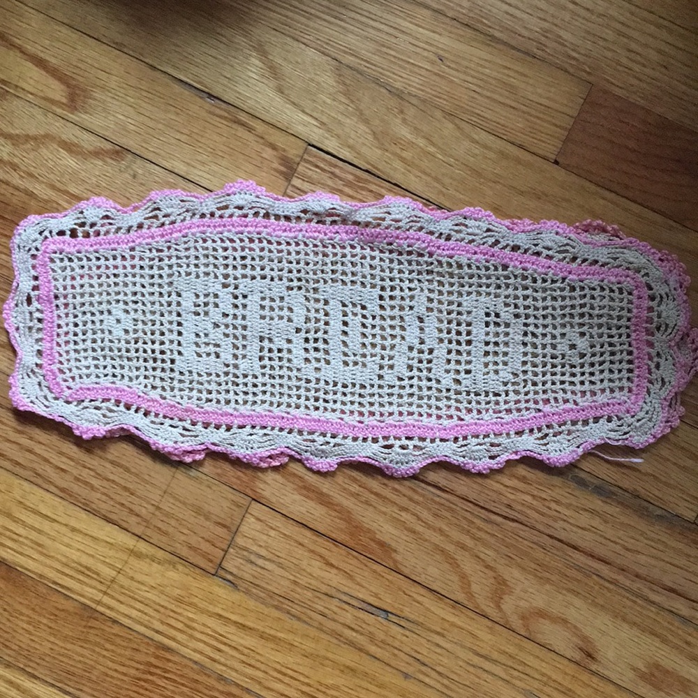Hand Crocheted Bread basket liner